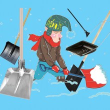 лопаты и скребки для снега купить в минске