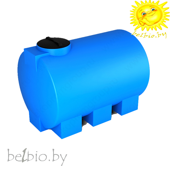емкость пластиковая для воды и техических жидкостей ЕВГ- 2000 литров горизонтальная