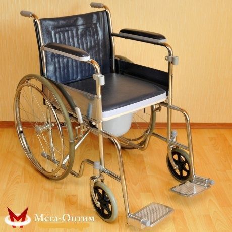 Инвалидная коляска LK 6005-46W (46 см) с санитарным устройством