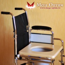Инвалидное кресло-коляска LK 6022-46DFW (46 см) с санитарным устройством
