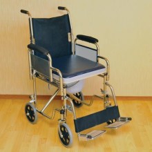 Инвалидное кресло-коляска LK 6022-46DFW (46 см) с санитарным устройством