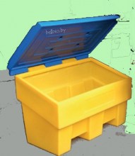 Ящик -контейнер пластиковый для песка 500л