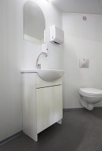 двухместный туалетный модуль