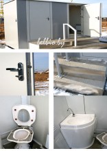Туалетный модуль-контейнер К.9.000.00тп с подключением к канализации