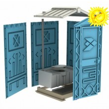 Биотуалет-кабина уличная для дачи и стройплощадок