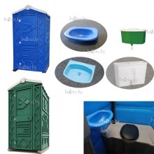 Уличная туалетная кабина с раковиной и рукомойником 17 л, c  подогревом воды